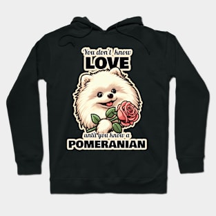 Pomeranian Valentine's day Hoodie